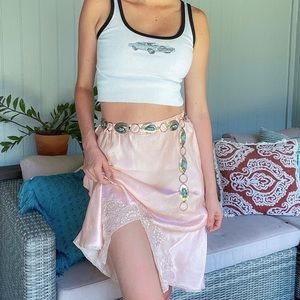 Vintage 1920s Silk Skirt